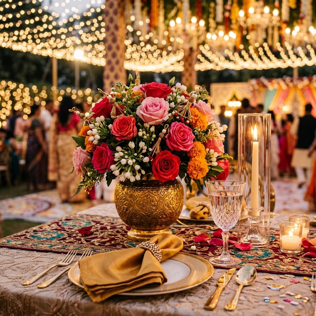 Exquisite floral décor